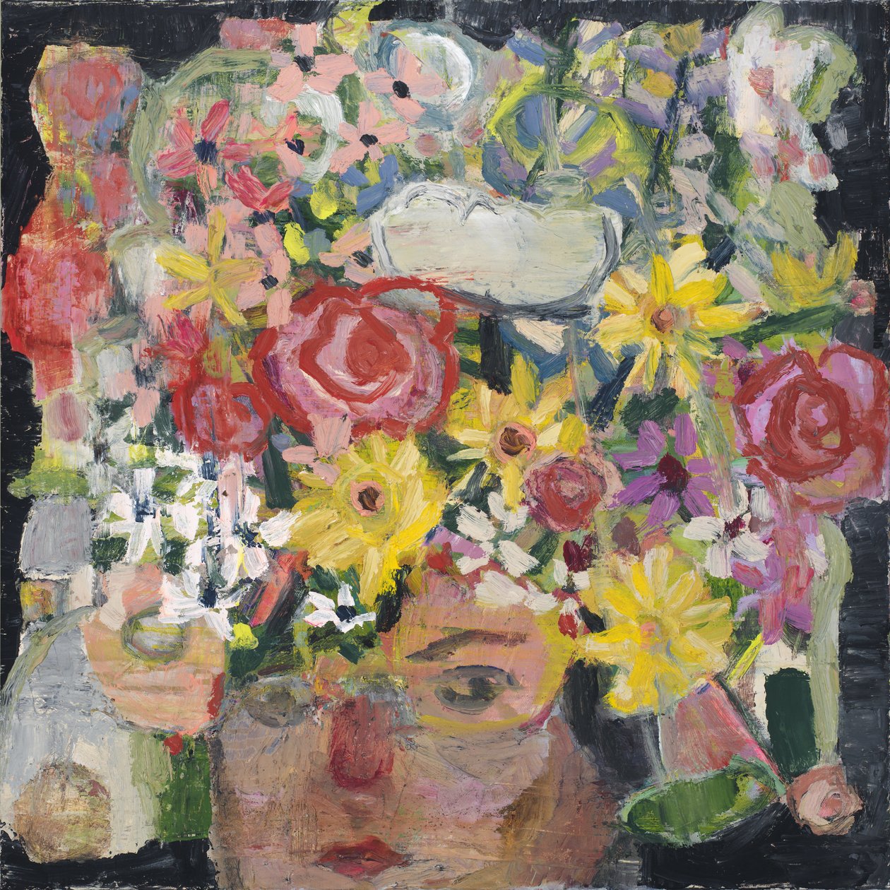 wake up show up, 2024 (huile sur toile) - Emily Fox King