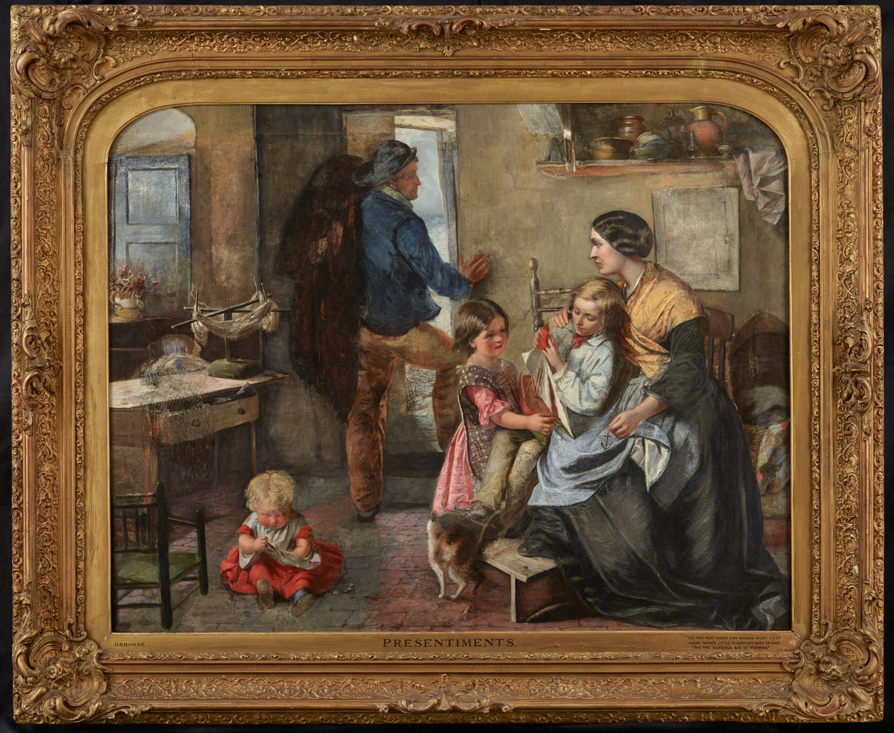 Pressentiments (huile sur toile) - Emily Mary Osborn