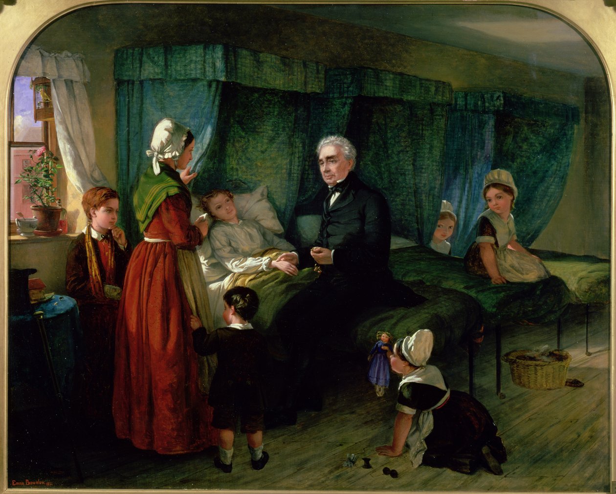 La chambre des malades, 1864 - Emma Brownlow