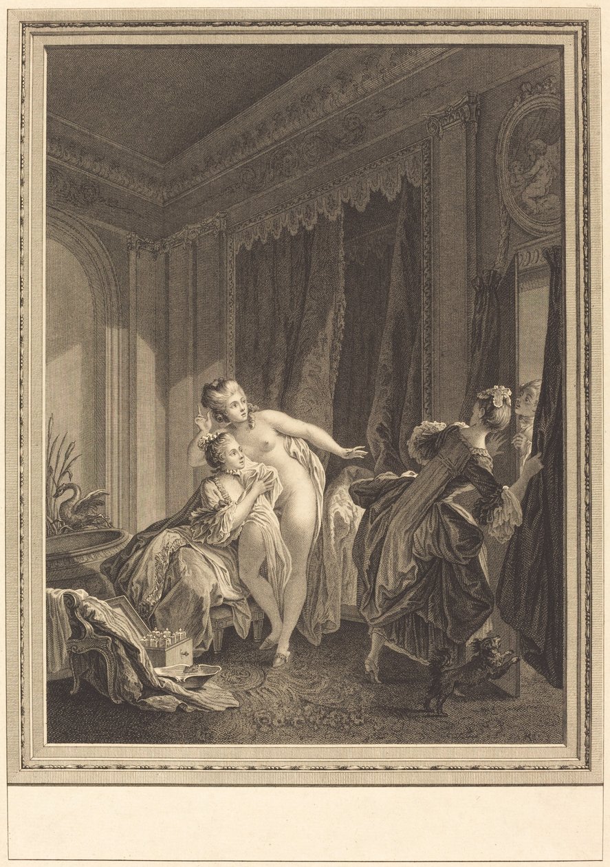 Le soir - Emmanuel Jean Nepomucène de Ghendt after Pierre Antoine Baudouin