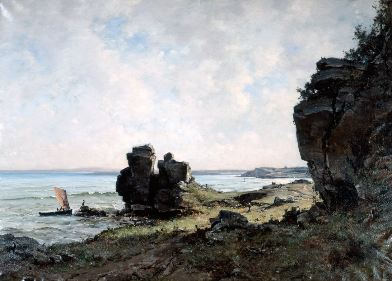 Un beau matin sur la côte de Bretagne, 1882 - Emmanuel Lansyer