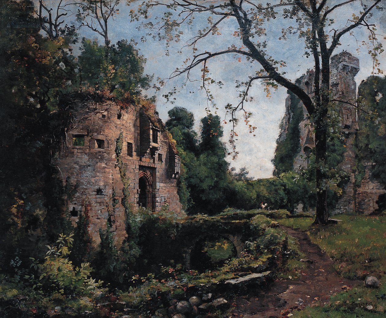 Le Bastion des Ormes, intérieur du Château de Clisson - Emmanuel Lansyer