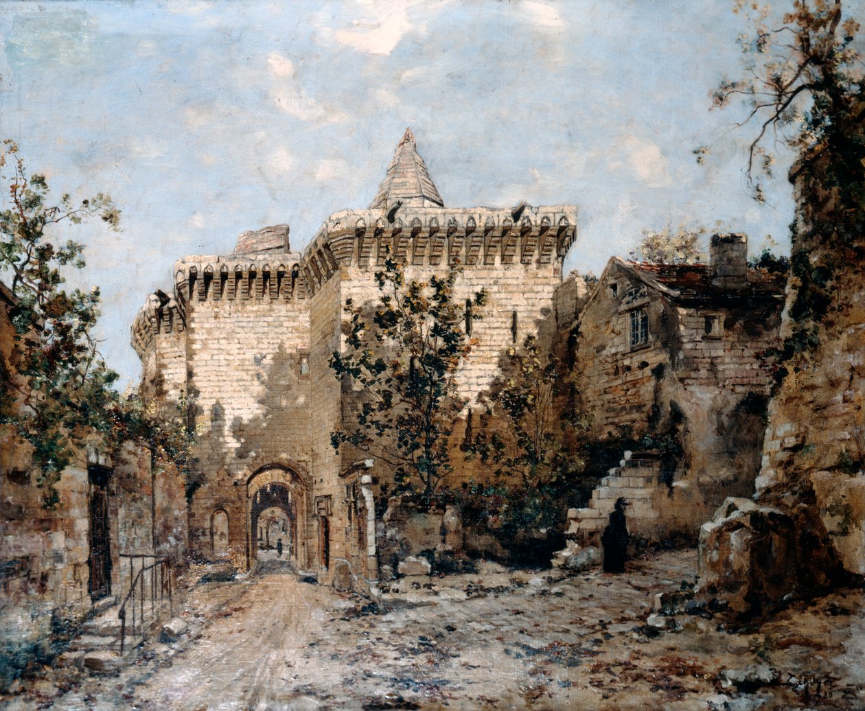 La porte des Cordelières et le château, 1891 - Emmanuel Lansyer