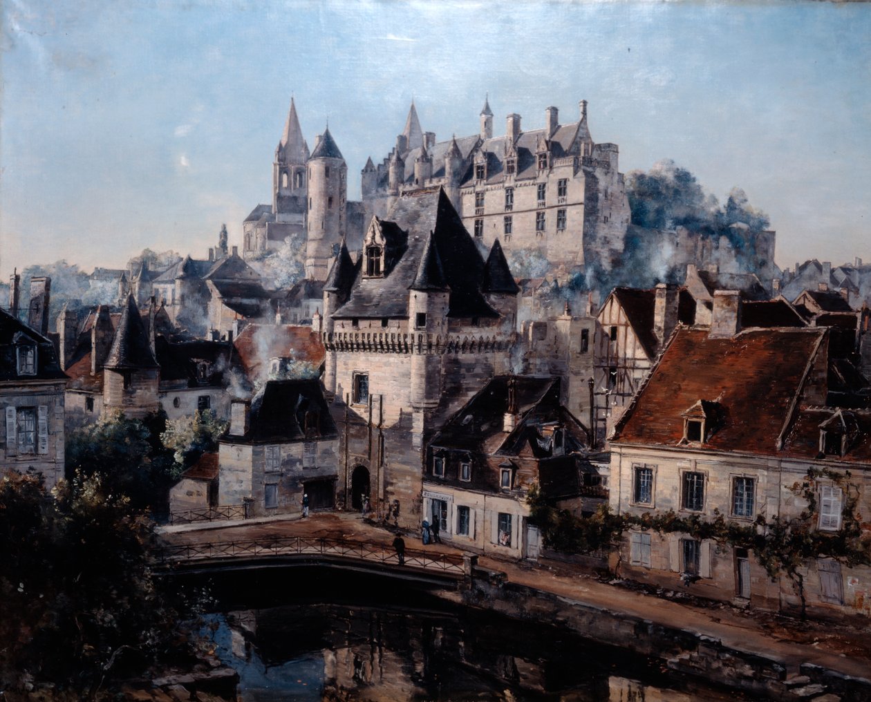 Le Port de Cordelieres et Château Loches, 1891 - Emmanuel Lansyer