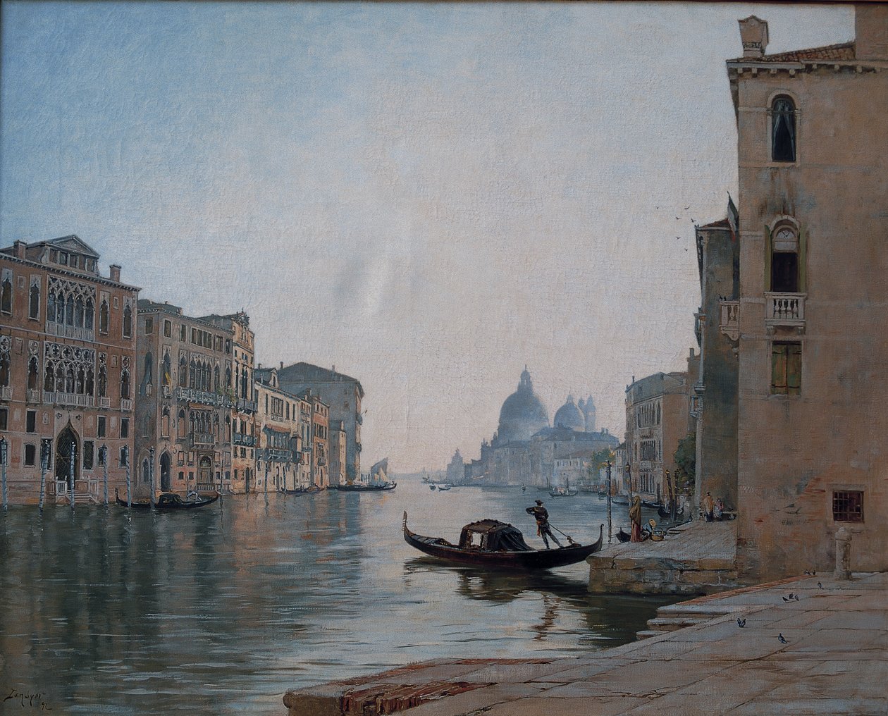 Venise, le Grand Canal, septembre 1892 - Emmanuel Lansyer