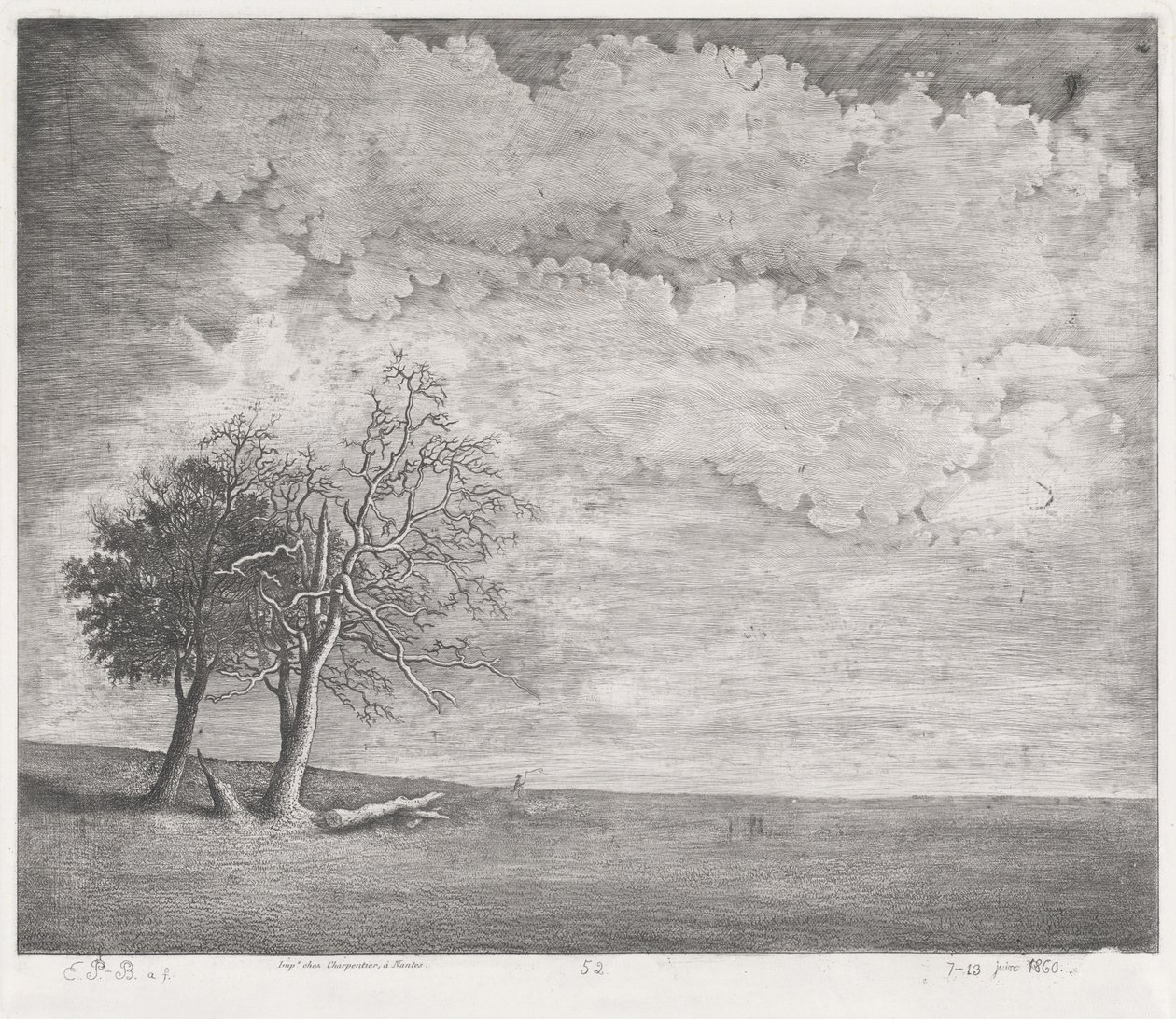 Une lande - Emmanuel Phélippes Beaulieu
