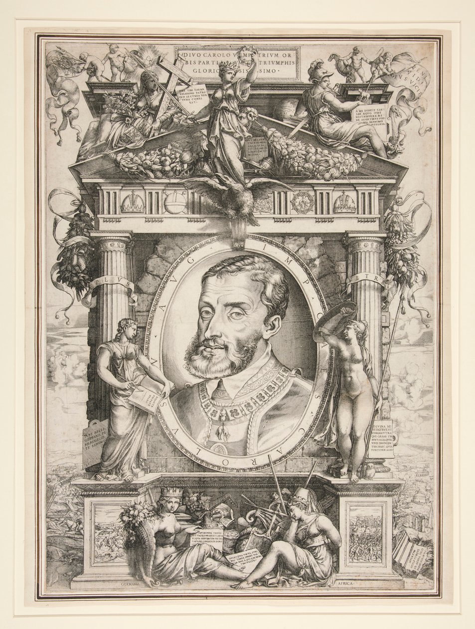 Portrait de Charles V - Enea Vico
