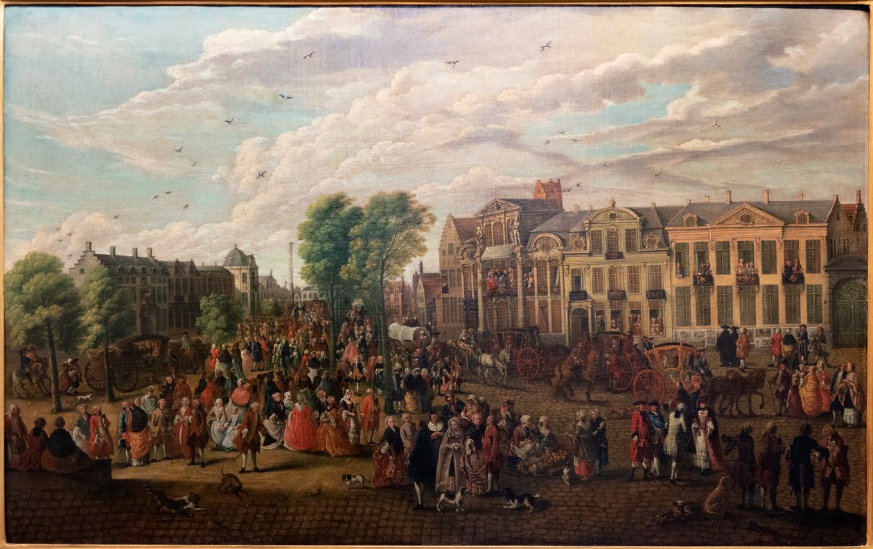 Vue de la ville de Gand (De Kouter) - Engelbert van Siclers