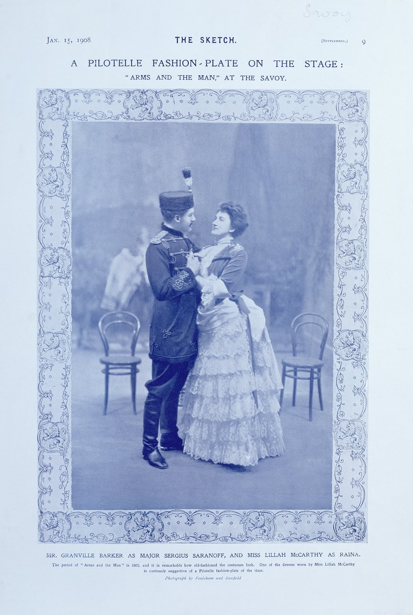 Une plaque de mode Pilotelle sur scène, 15 janvier 1908 - English Photographer