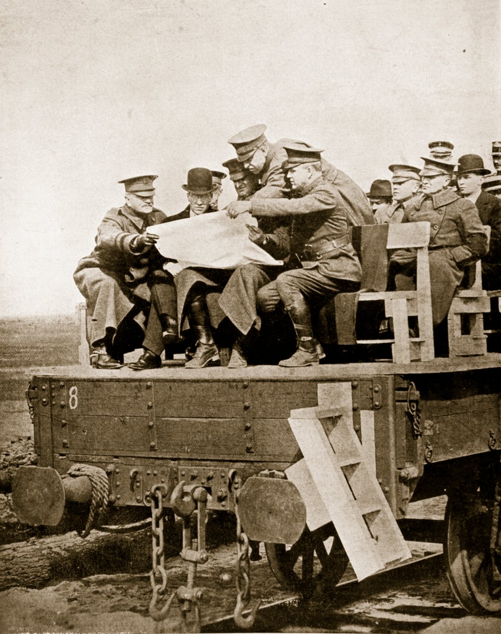 Américains en France, 1918 (photo sépia) - English Photographer