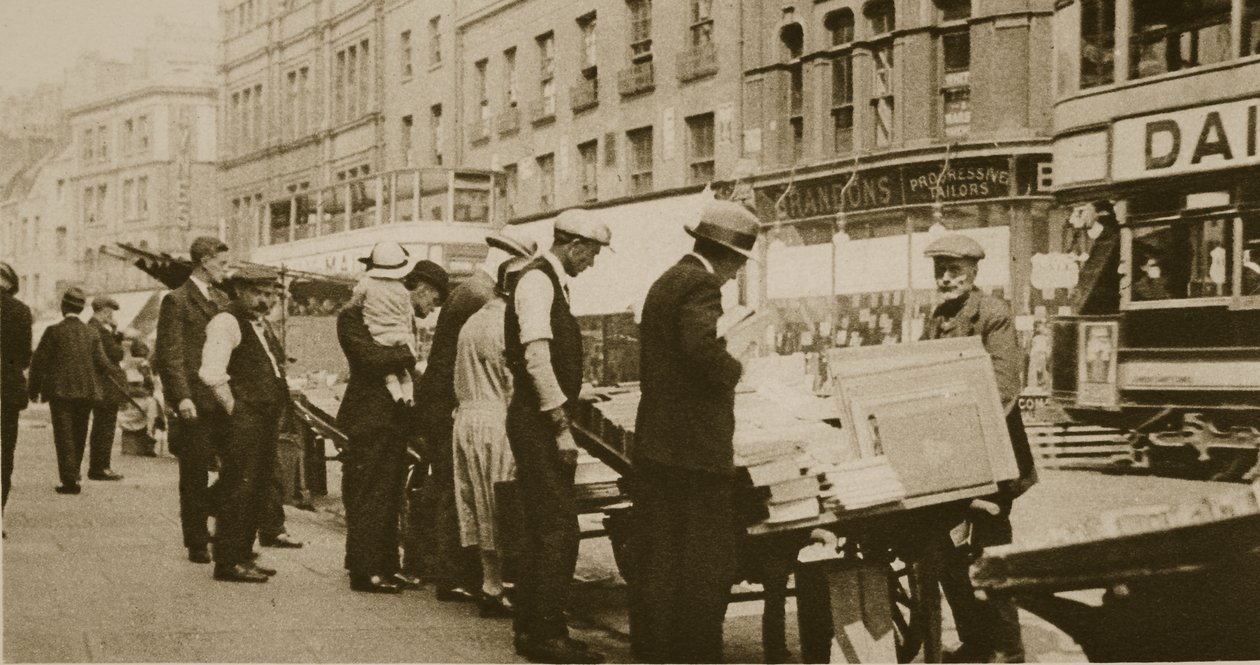 Un marché de livres en plein air, Shoreditch - English Photographer