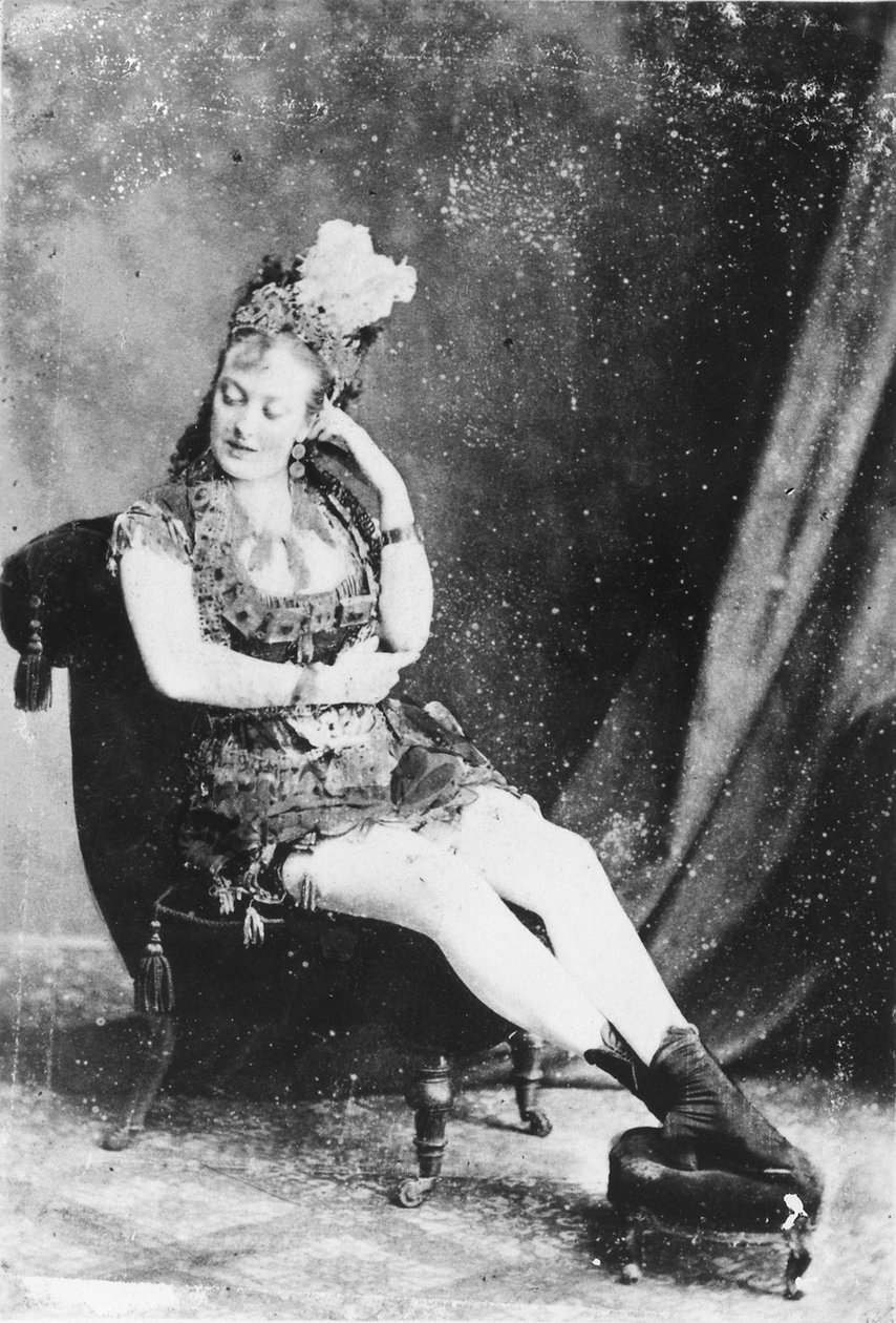 Carte de visite de Miss Lardy Wilson, vers 1870s - English Photographer