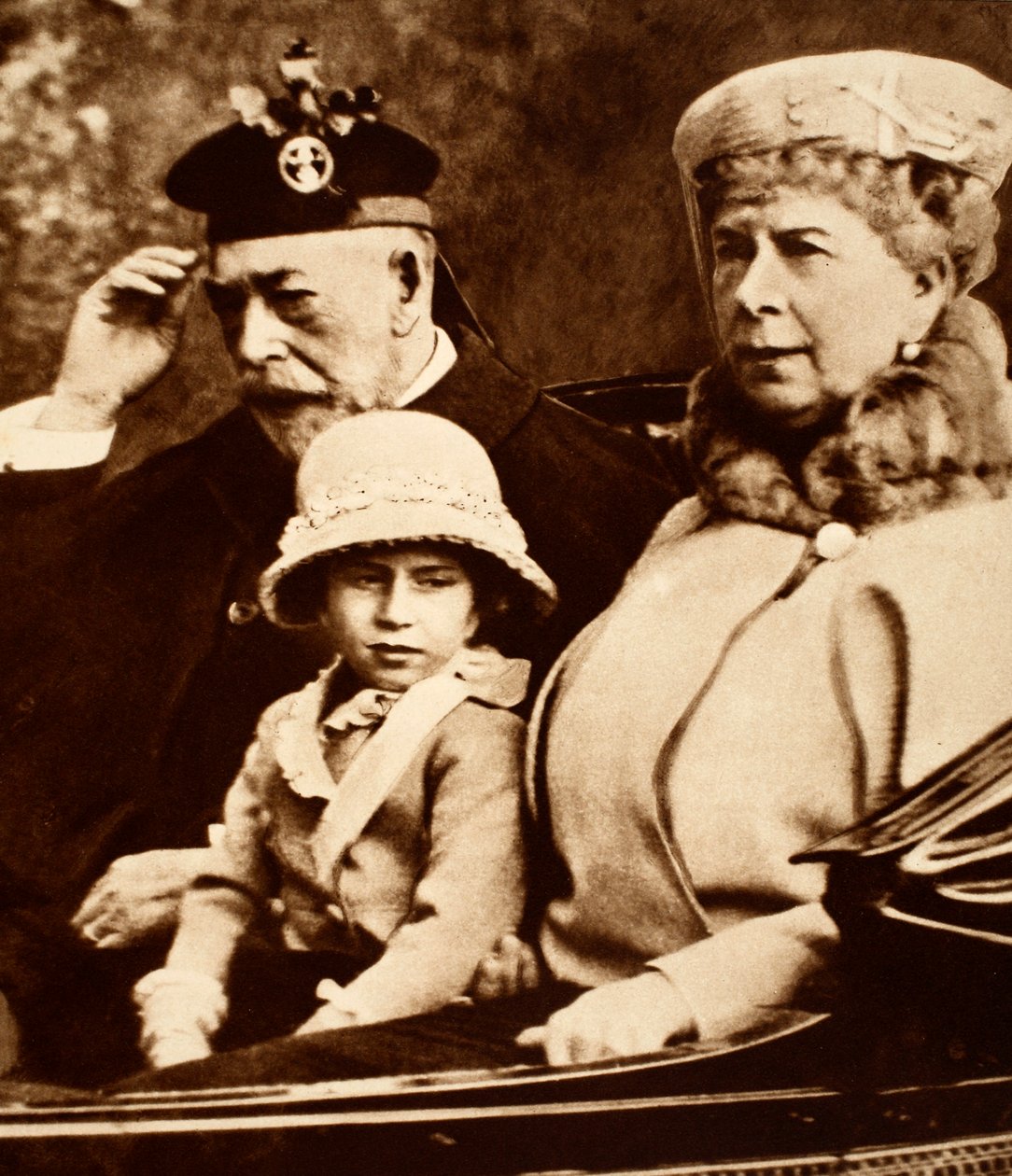 Le roi George et la reine Mary se rendant à l