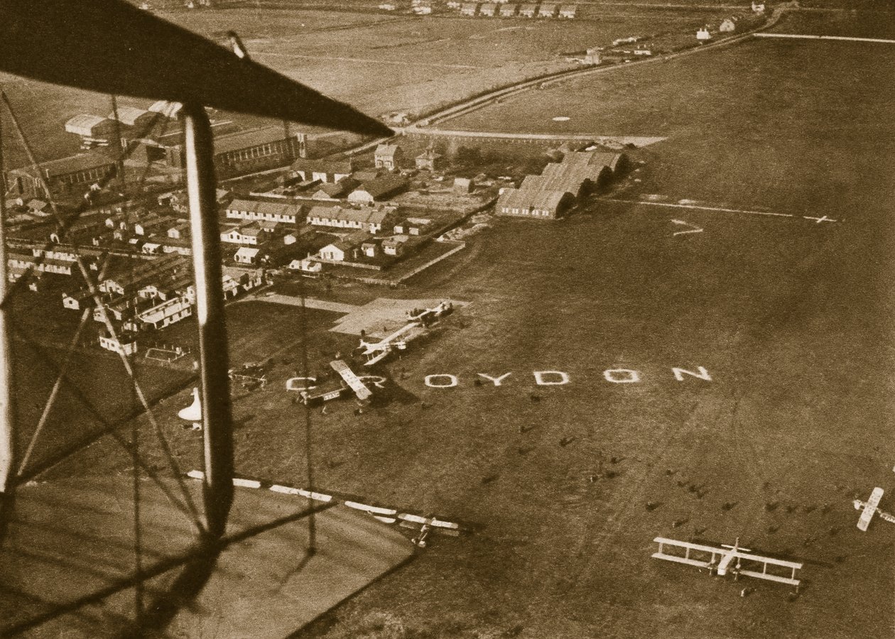 Aéroport de Londres en 1925 - English Photographer