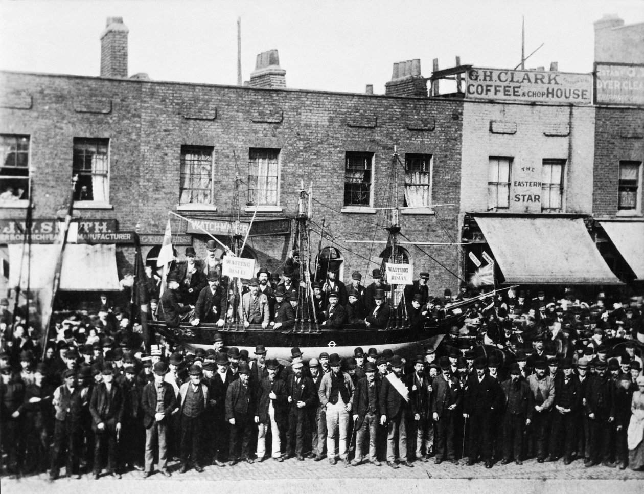 Grève des docks de Londres, 1889 - English Photographer
