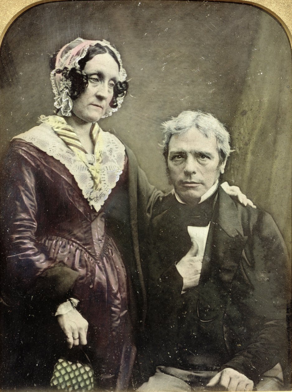 Michael et Sarah Faraday, années 1840-50 (daguerréotype) - English Photographer