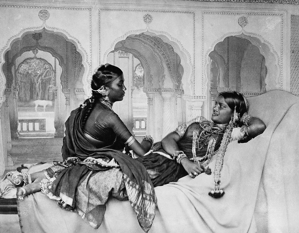 Danseuses Nautch, années 1890 - English Photographer