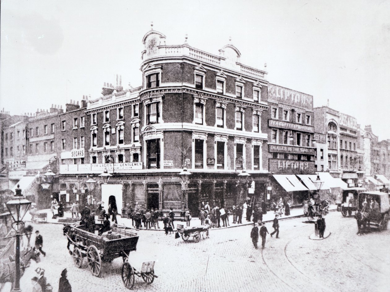 Scène de Pentonville Road, Islington, Londres - English Photographer
