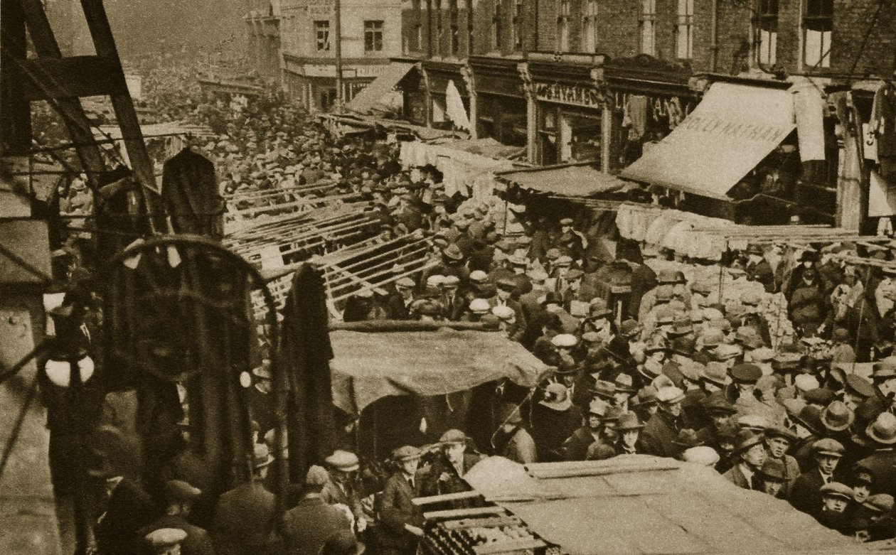 Marché de Petticoat Lane sur Middlesex Street - English Photographer