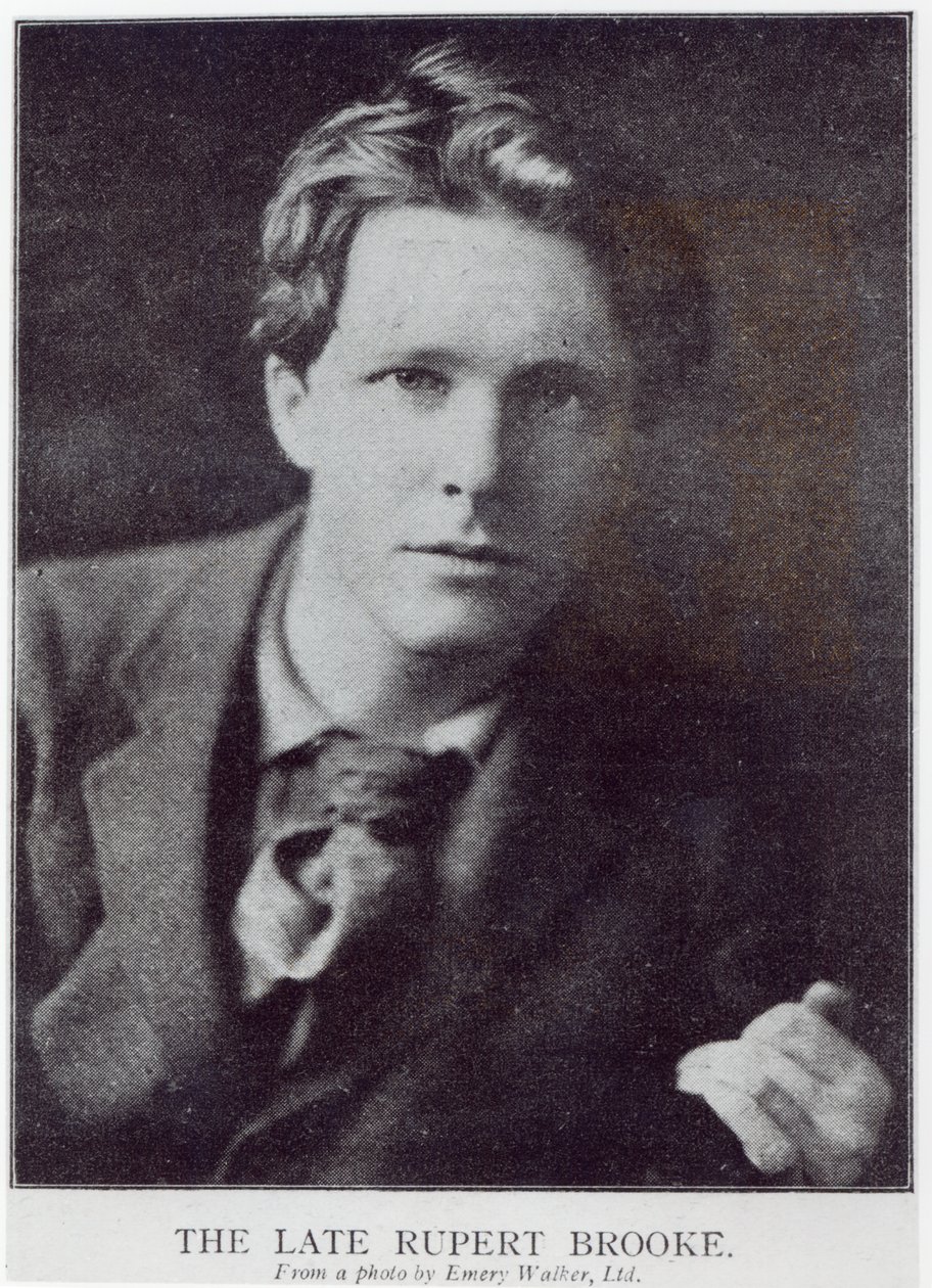 Portrait de Rupert Brooke (1887-1915) - English Photographer
