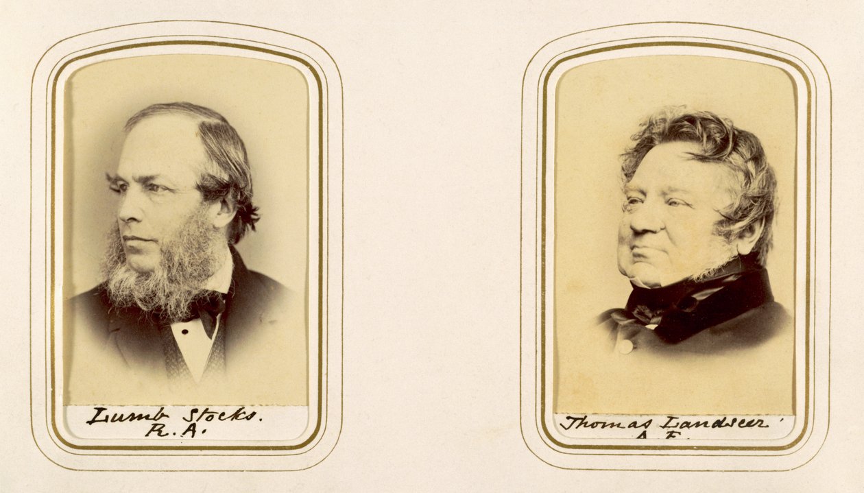 Portraits de Lumb Stocks et Thomas Landseer - English Photographer