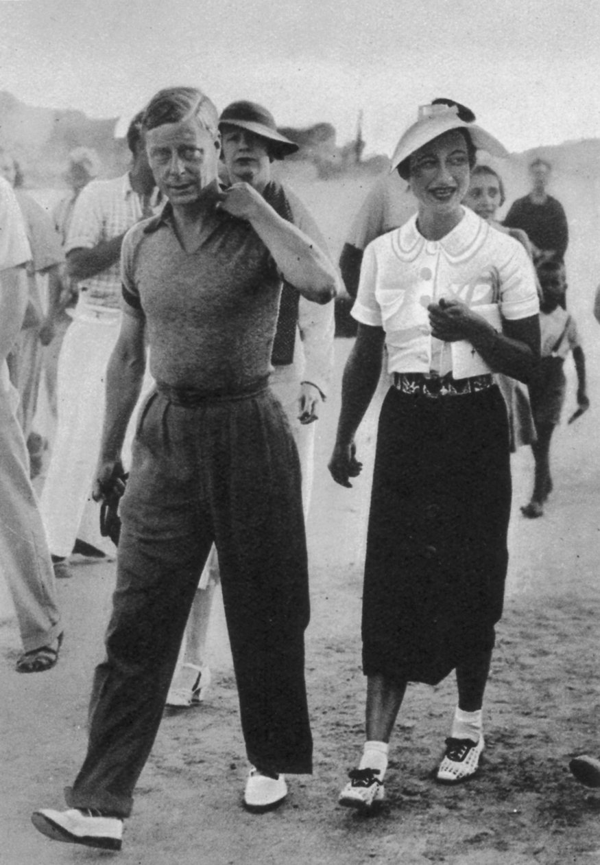 Prince Edward et Wallis Warfield Simpson, le duc et la duchesse de Windsor, 1936 - English Photographer