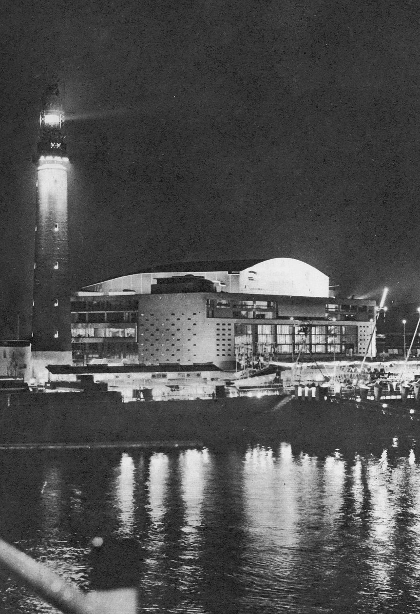 Southbank la nuit, 1951 - English Photographer