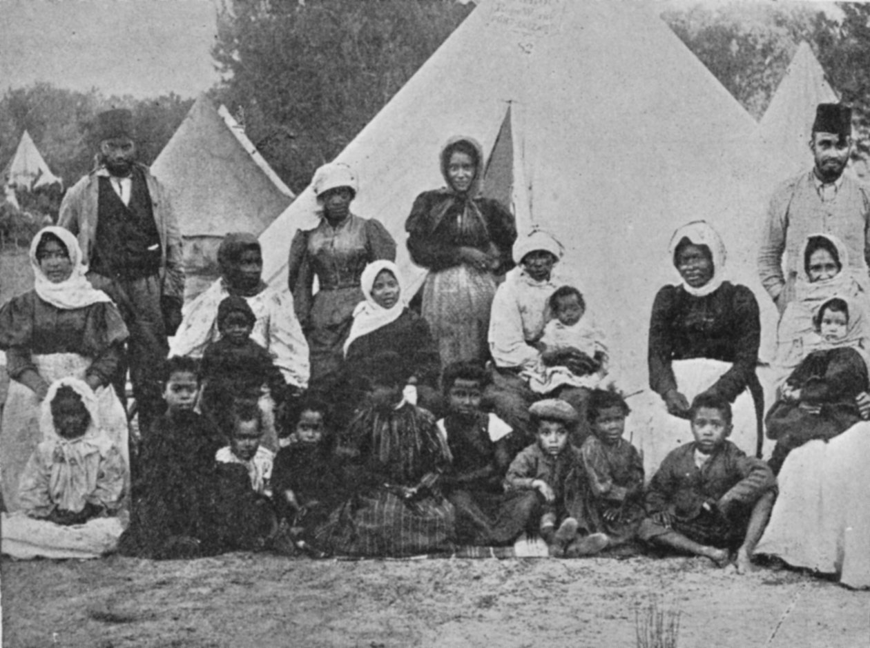 Le camp de contact pour les Malais, Le Cap, illustration de The King, 25 mai 1901 - English Photographer
