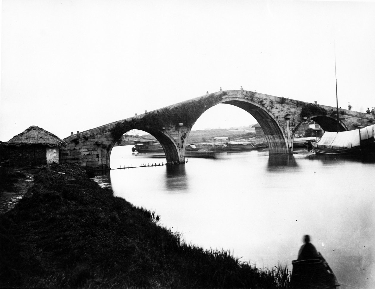 Pont WongDoo, ruisseau Soochow, vers 1870 - English Photographer