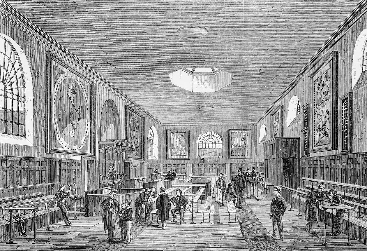 Une salle de classe de Charterhouse - English School