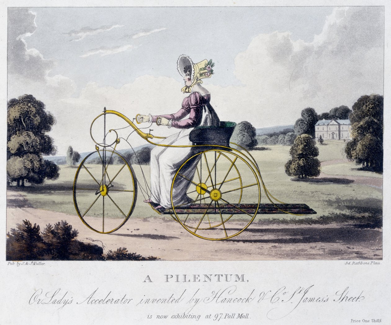 Un Pilentum ou Accélérateur pour Dames Inventé par Hancock & Co, St. James