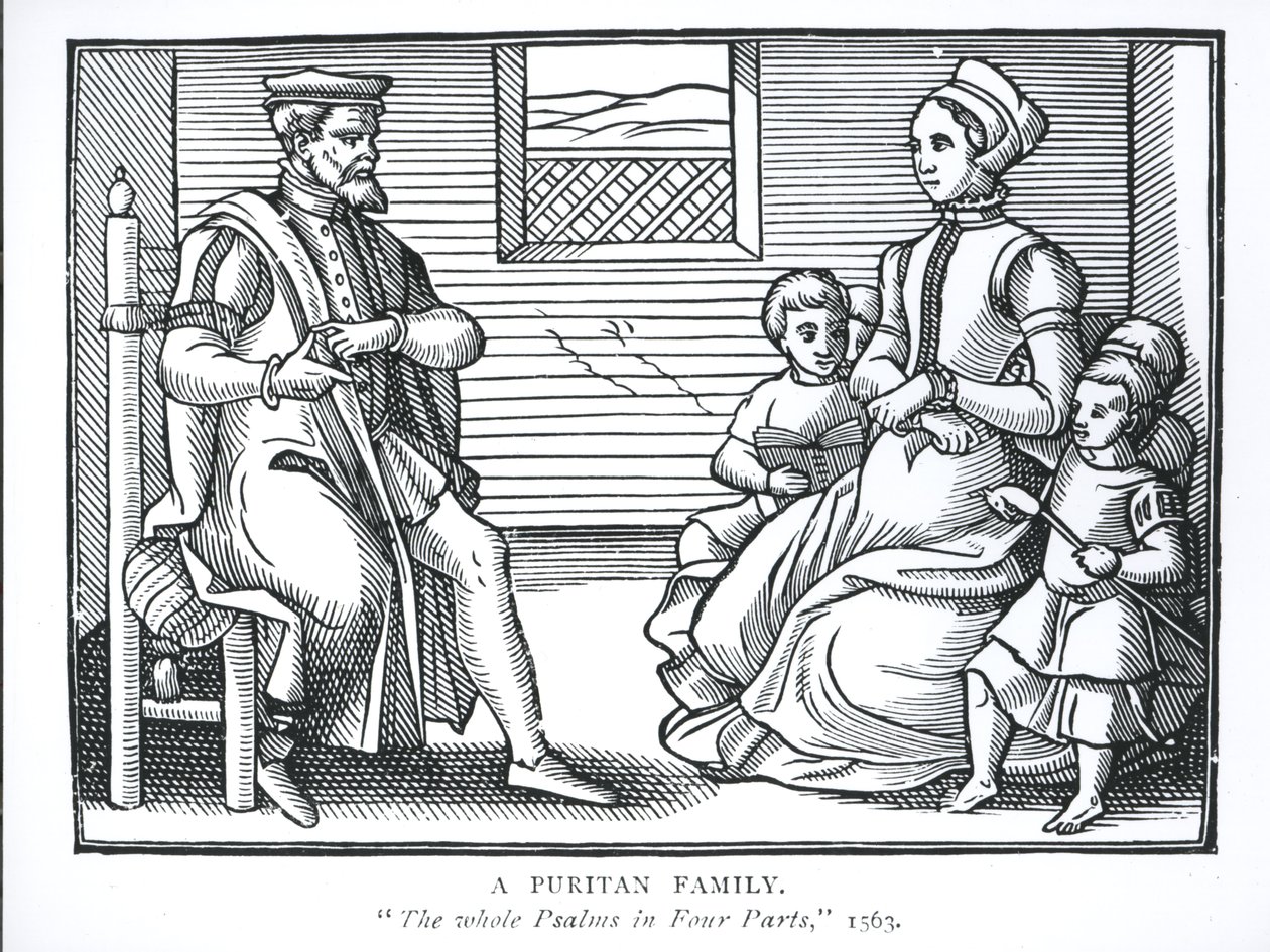 Une famille puritaine, de 