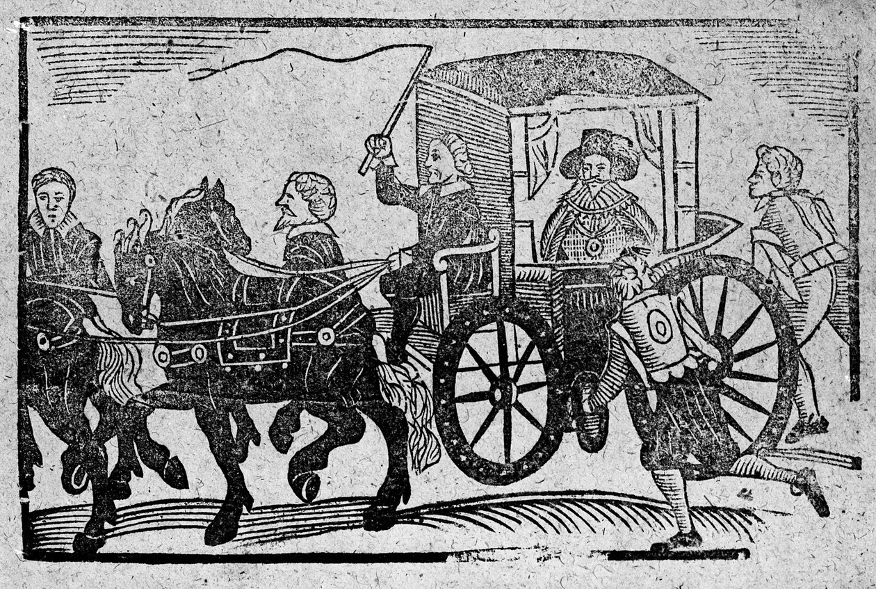 Un noble dans son carrosse, une illustration de 