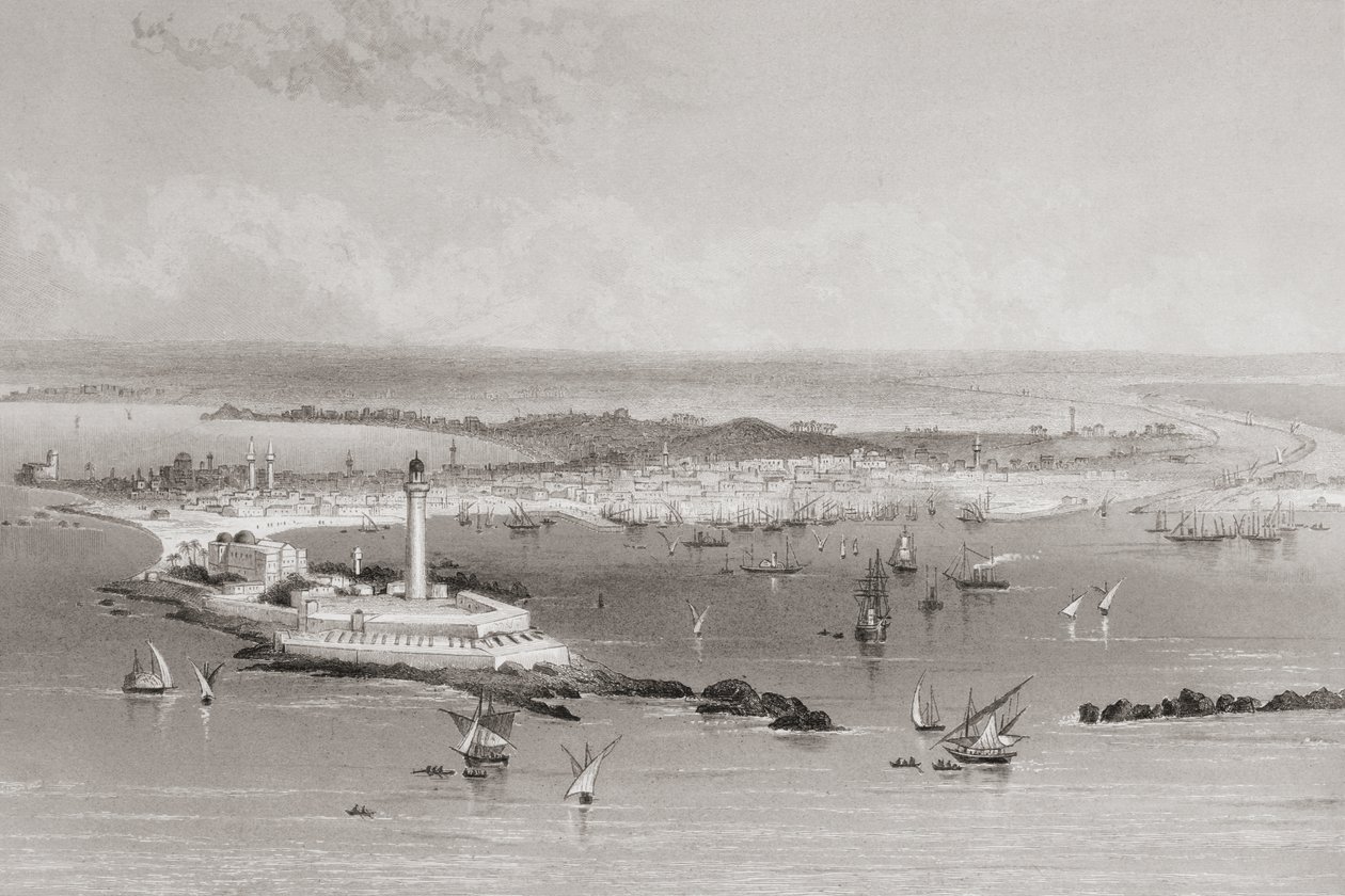 Alexandrie, Égypte, 1883 - English School