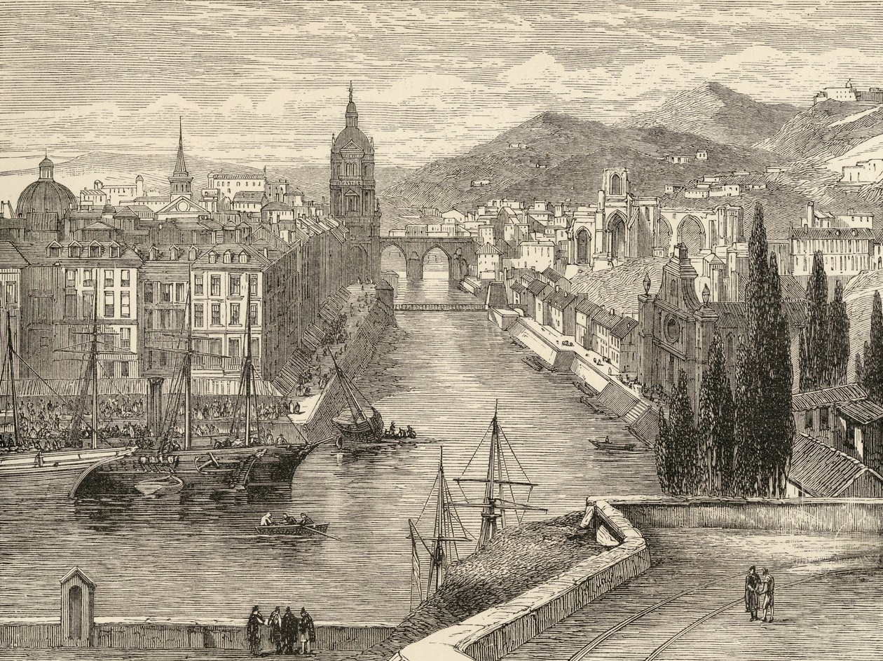 Bilbao, Espagne, illustration de 