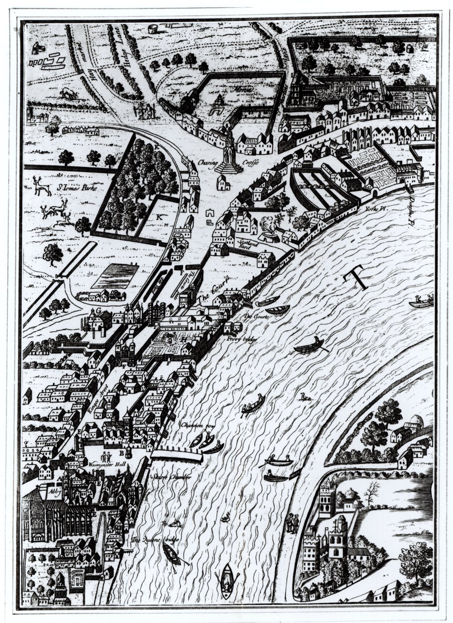 Vue aérienne de la Tamise et des environs - English School