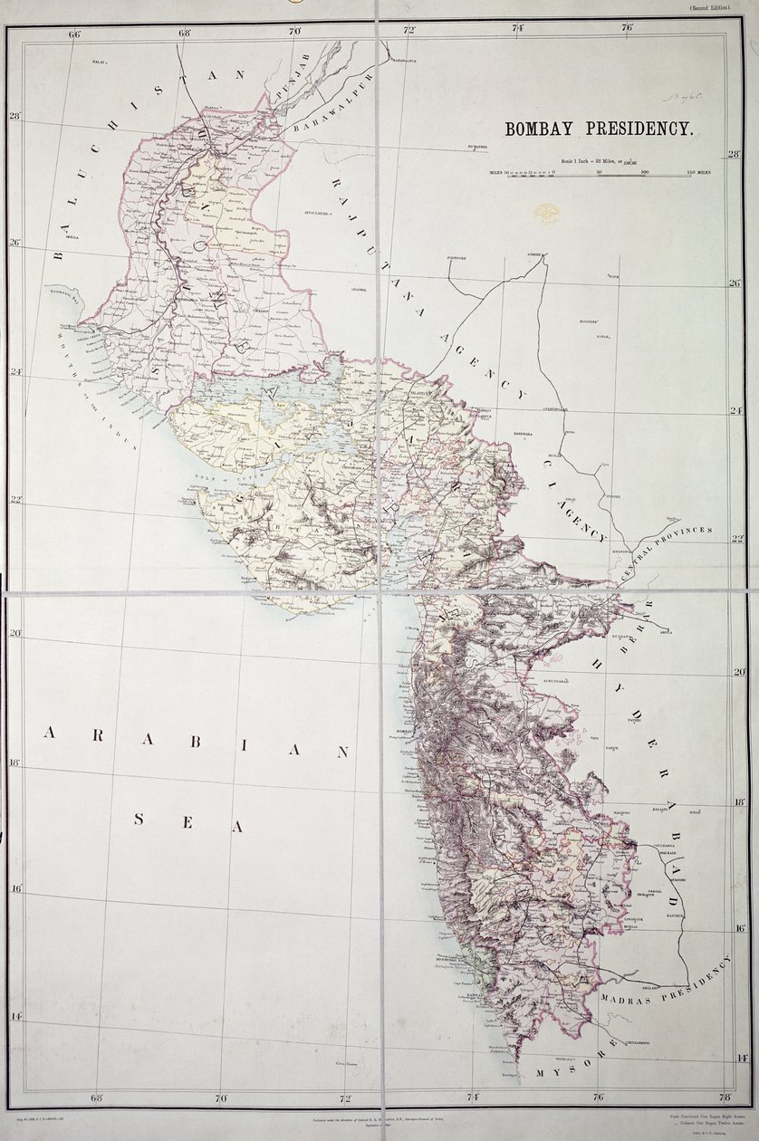 Présidence de Bombay, 1890 - English School