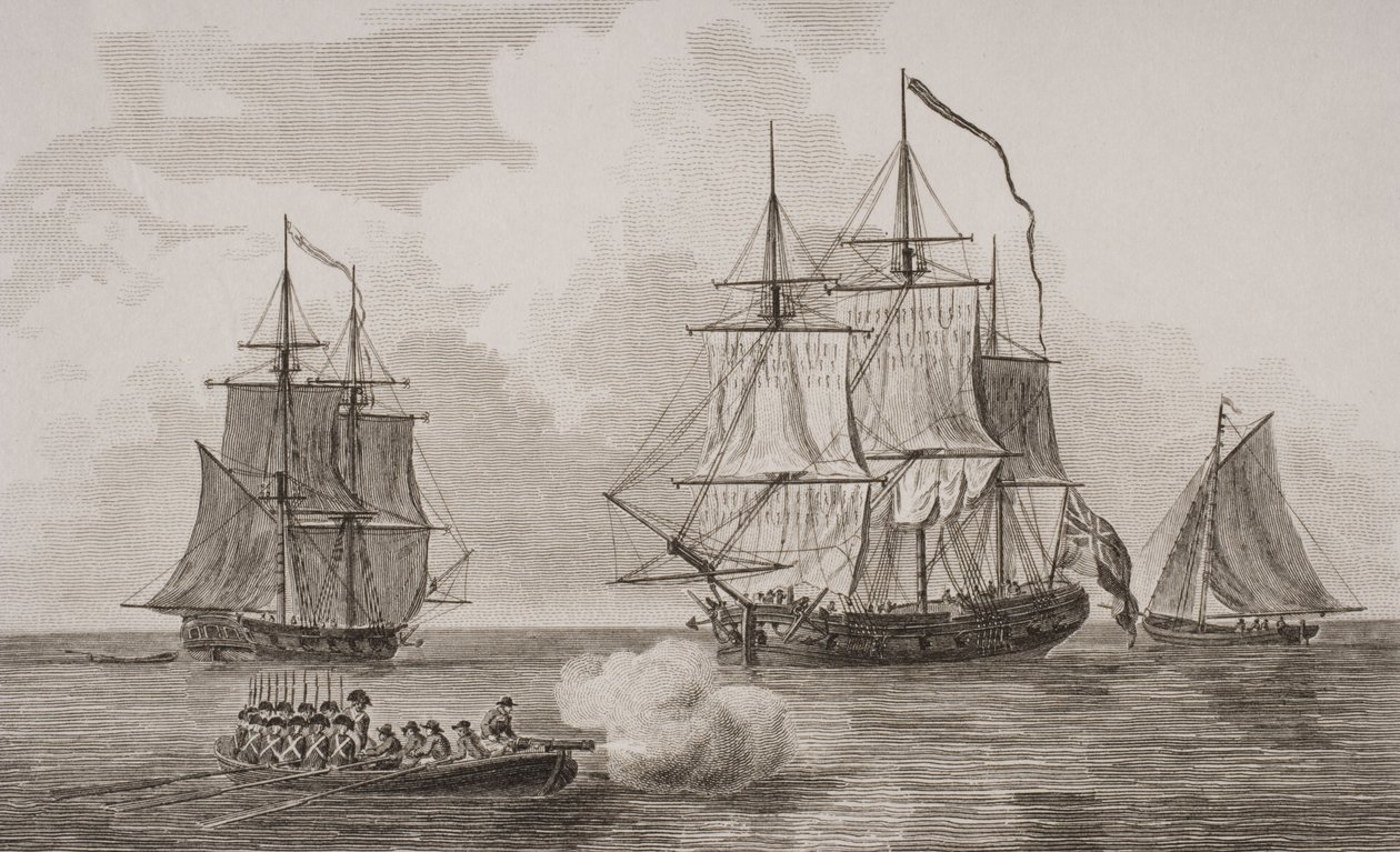 Hommes de guerre britanniques, gravé par Thomas Milton (1743-1827) 1820 - English School