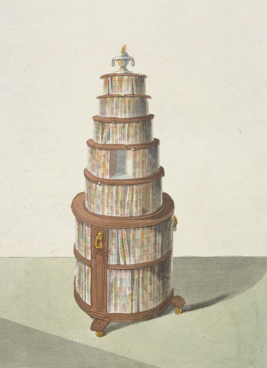 Bibliothèque circulaire mobile, planche 13 de l
