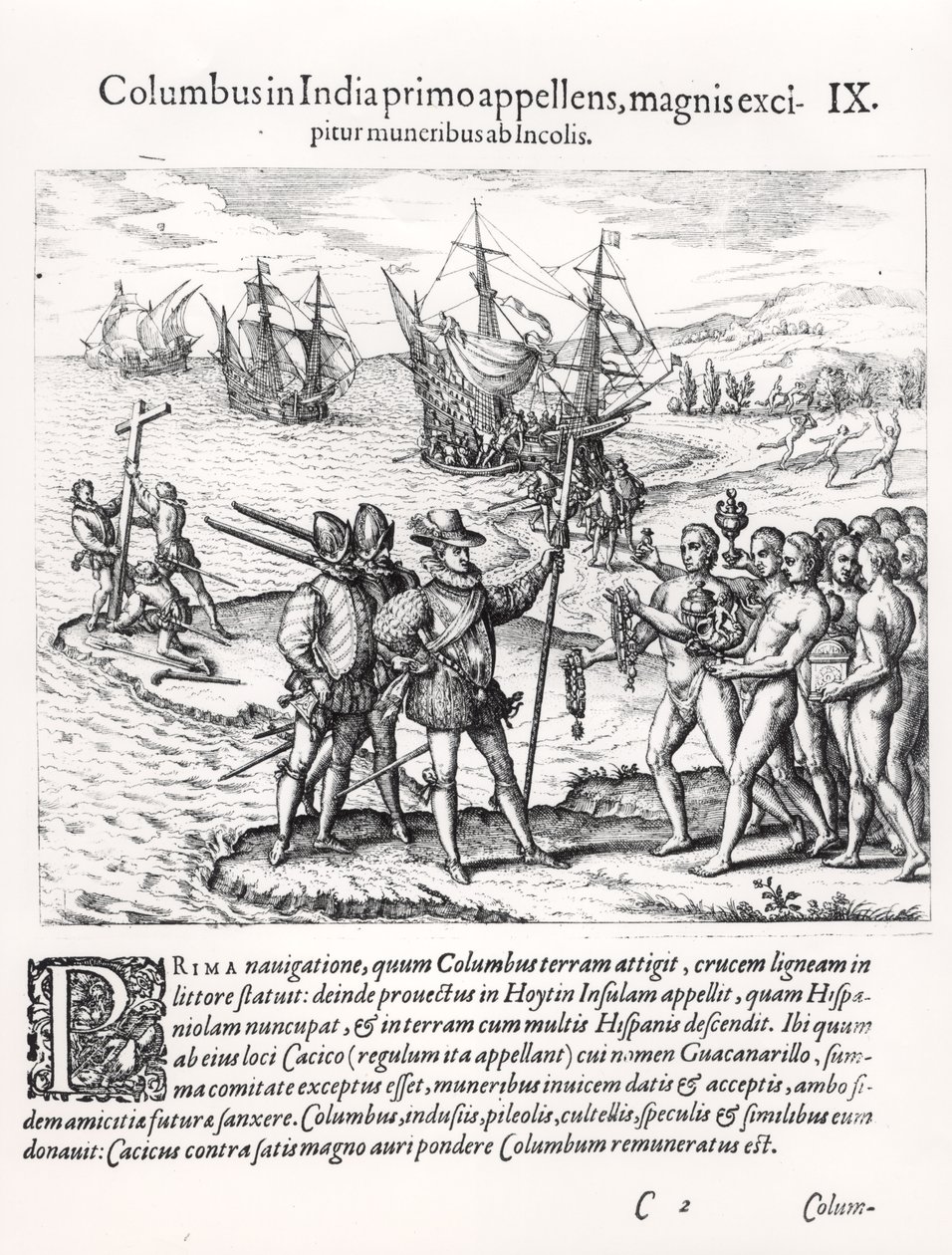 Colomb en ce qui était d