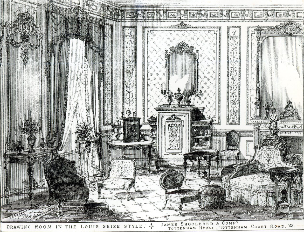 Salon de style Louis Seize - English School