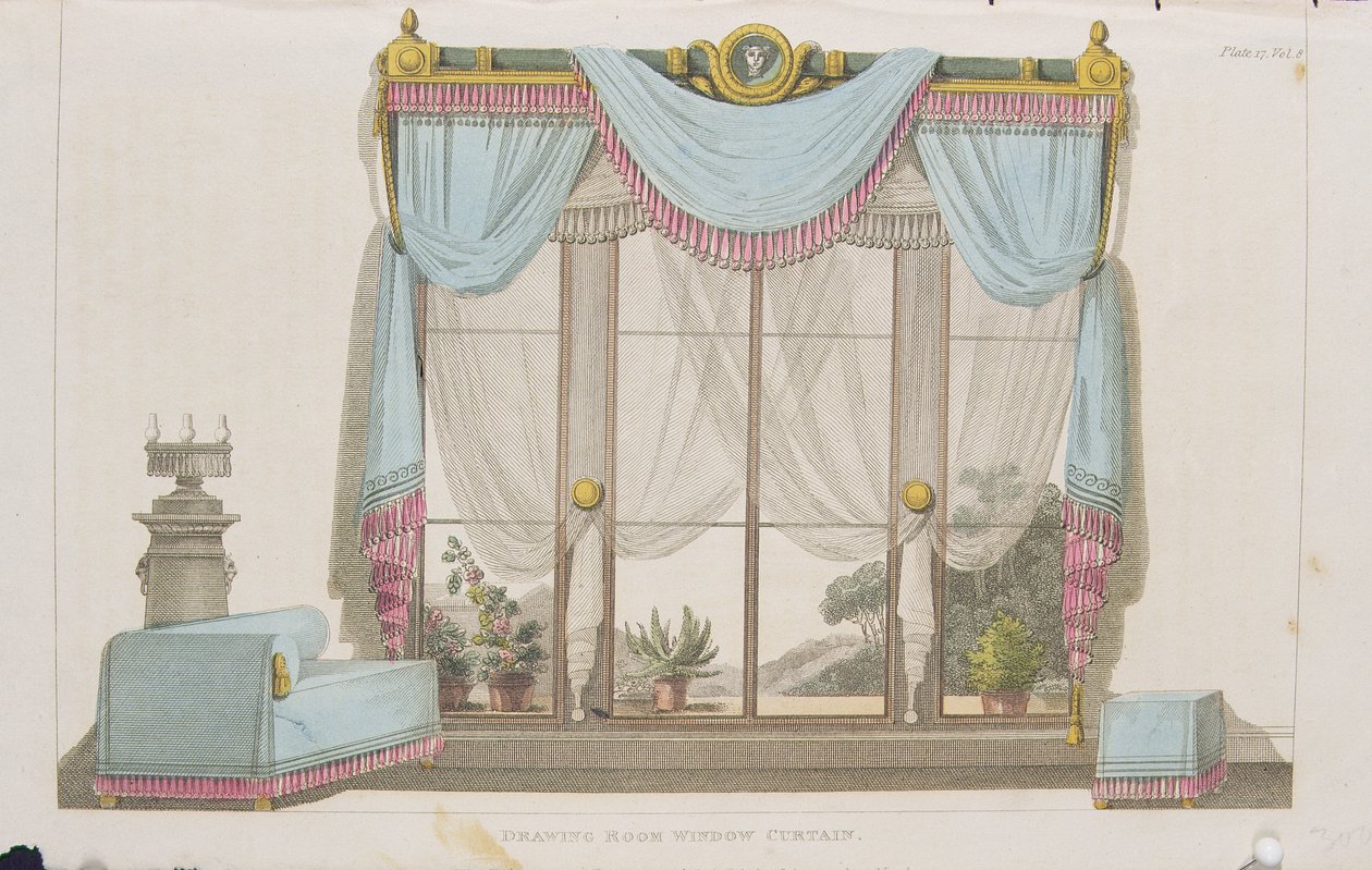 Rideau de fenêtre de salon, planche 43 de l