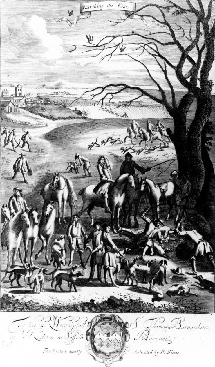 Enterrement du renard, illustration de 
