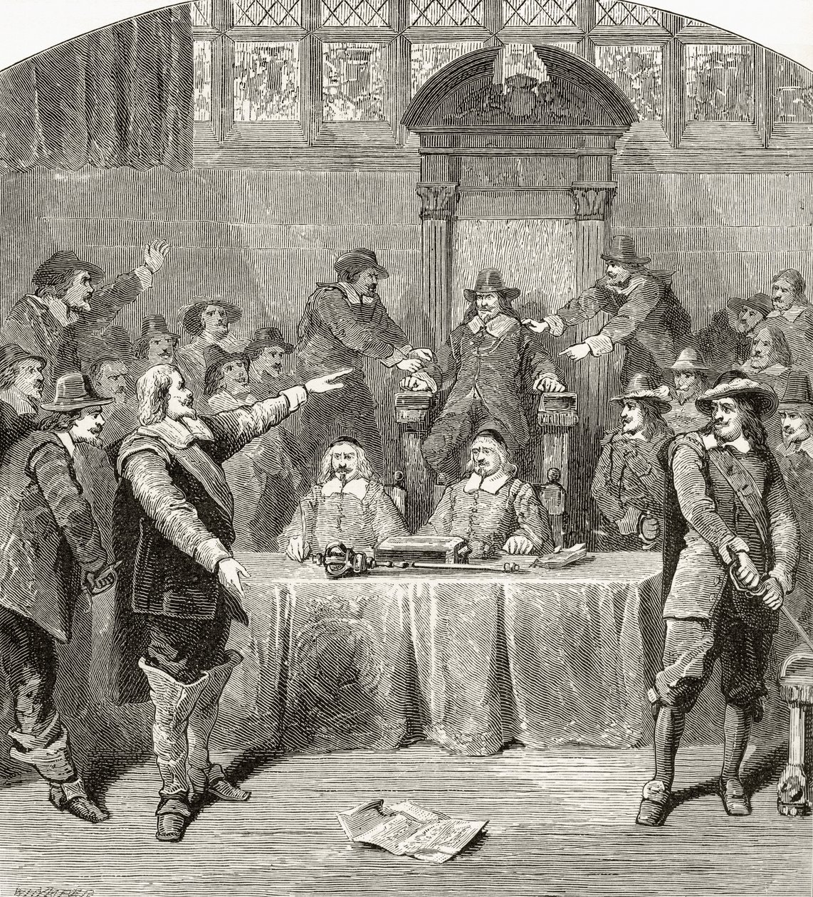 Eliot défendant les droits des Communes, de 