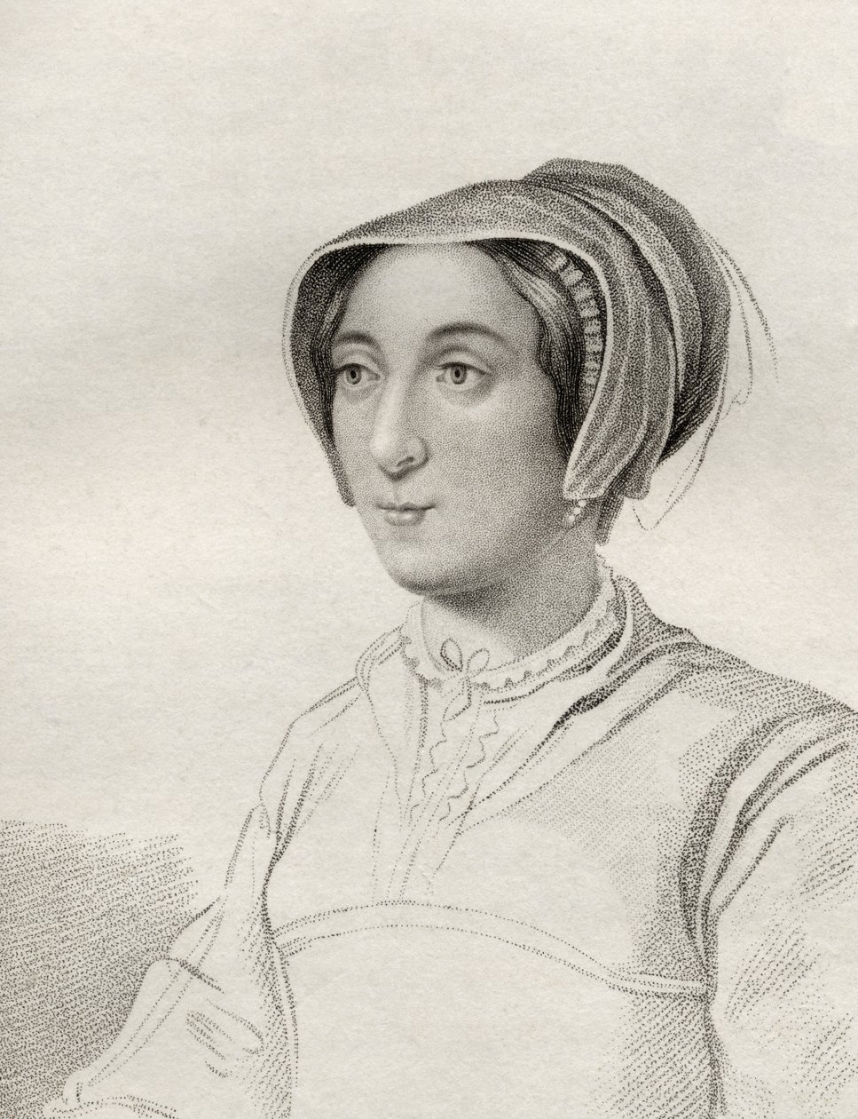 Elizabeth Cooke, gravée par Rivers, illustration de 