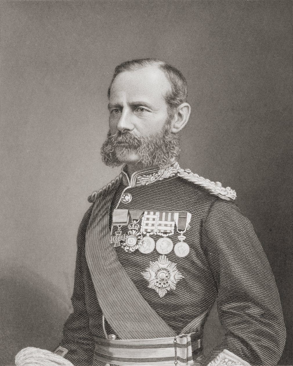 Field Marshal Frederick Sleigh Roberts, 1er comte Roberts, 1883 - English School