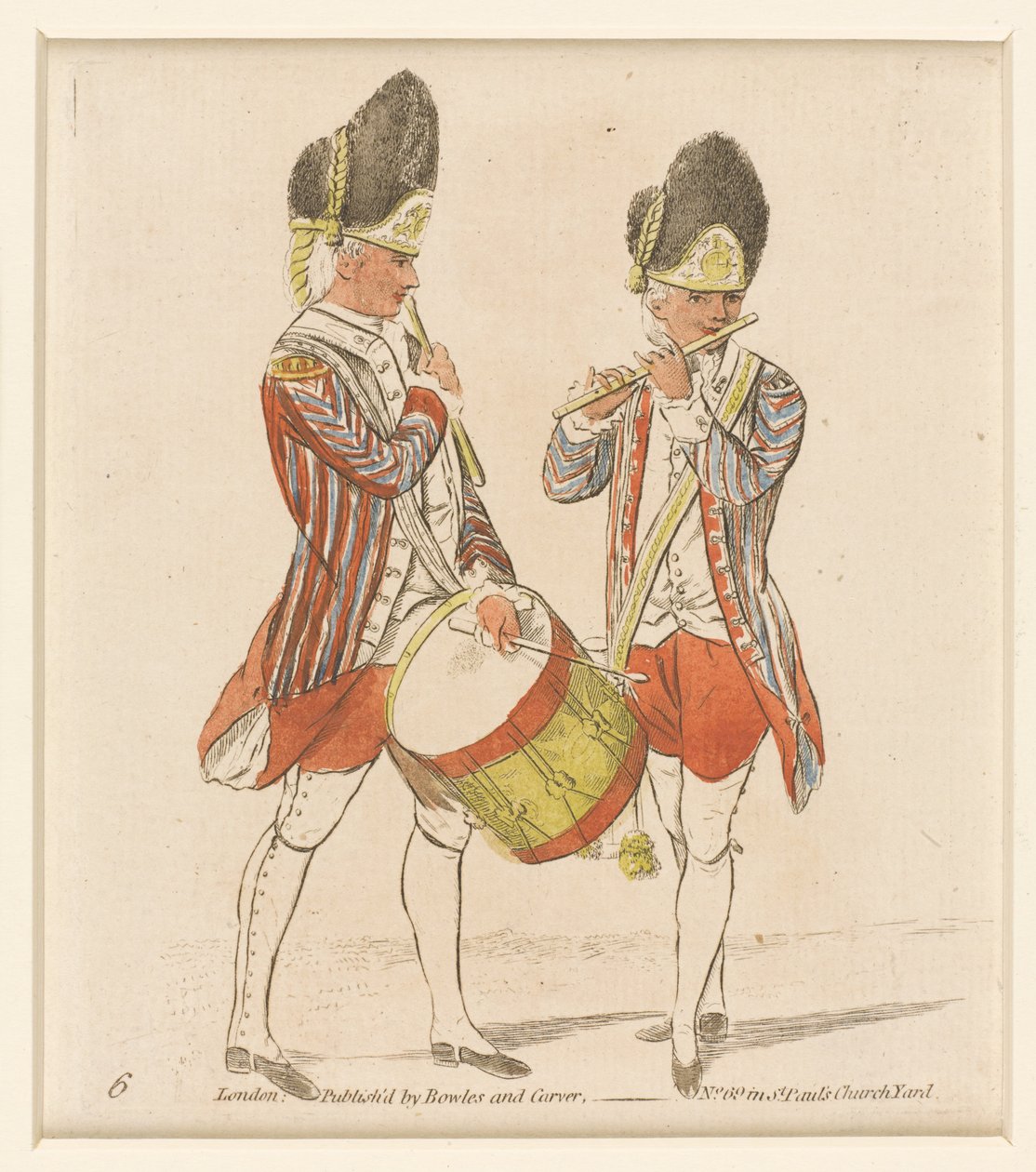 Tambour et fifre grenadier, 1779 - English School