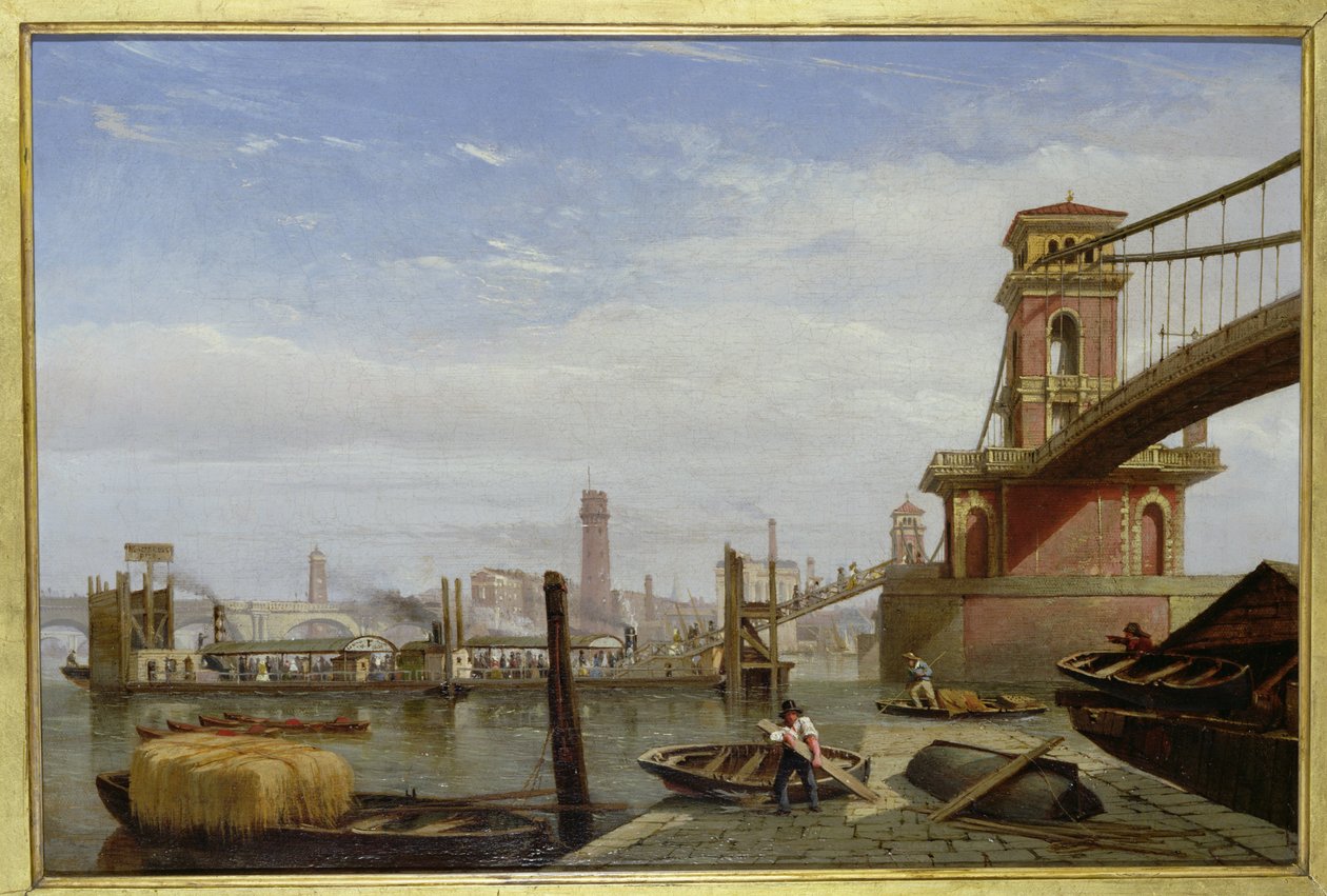Hungerford Pier, c.1850 - English School