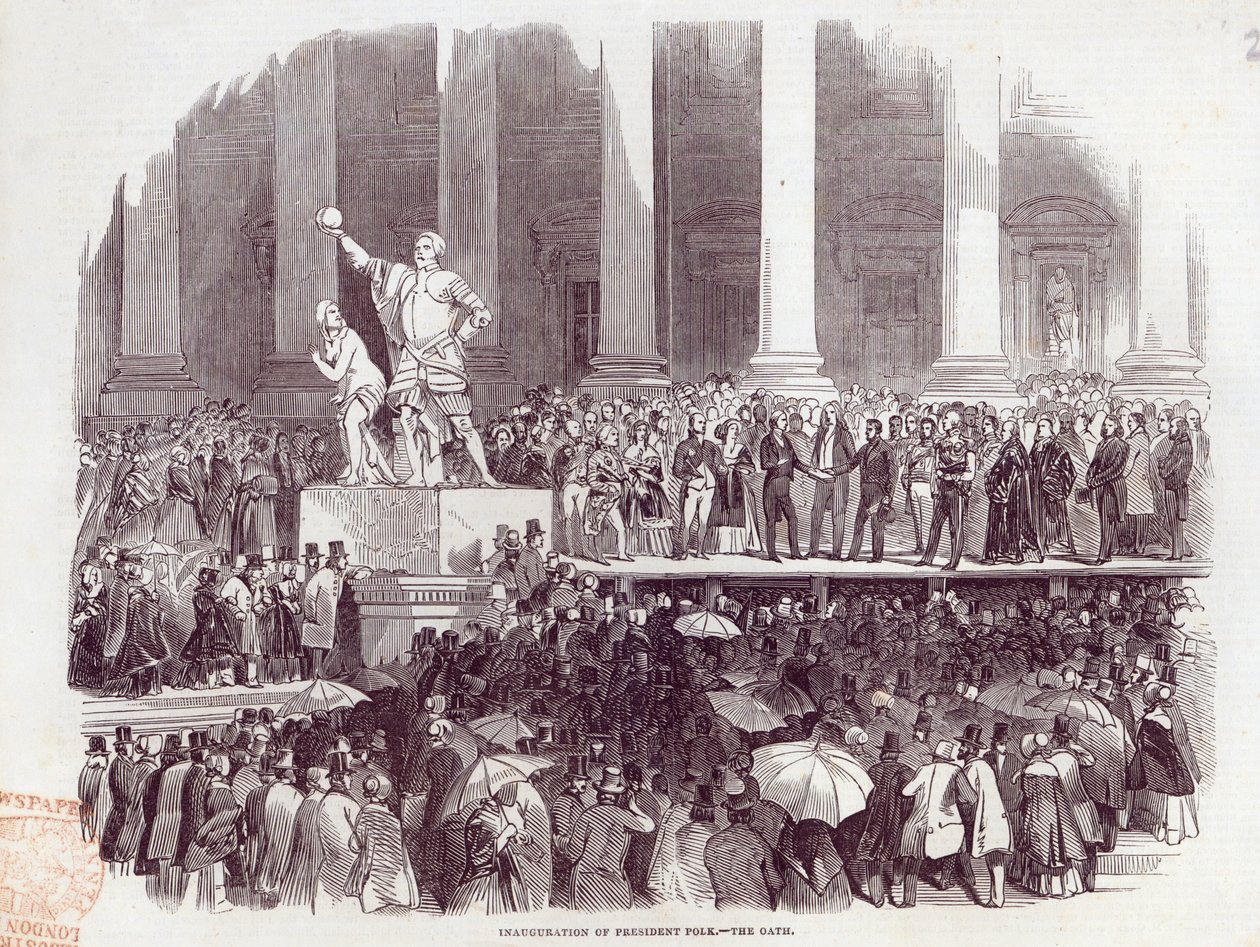 Inauguration du président Polk : Le Serment, de 