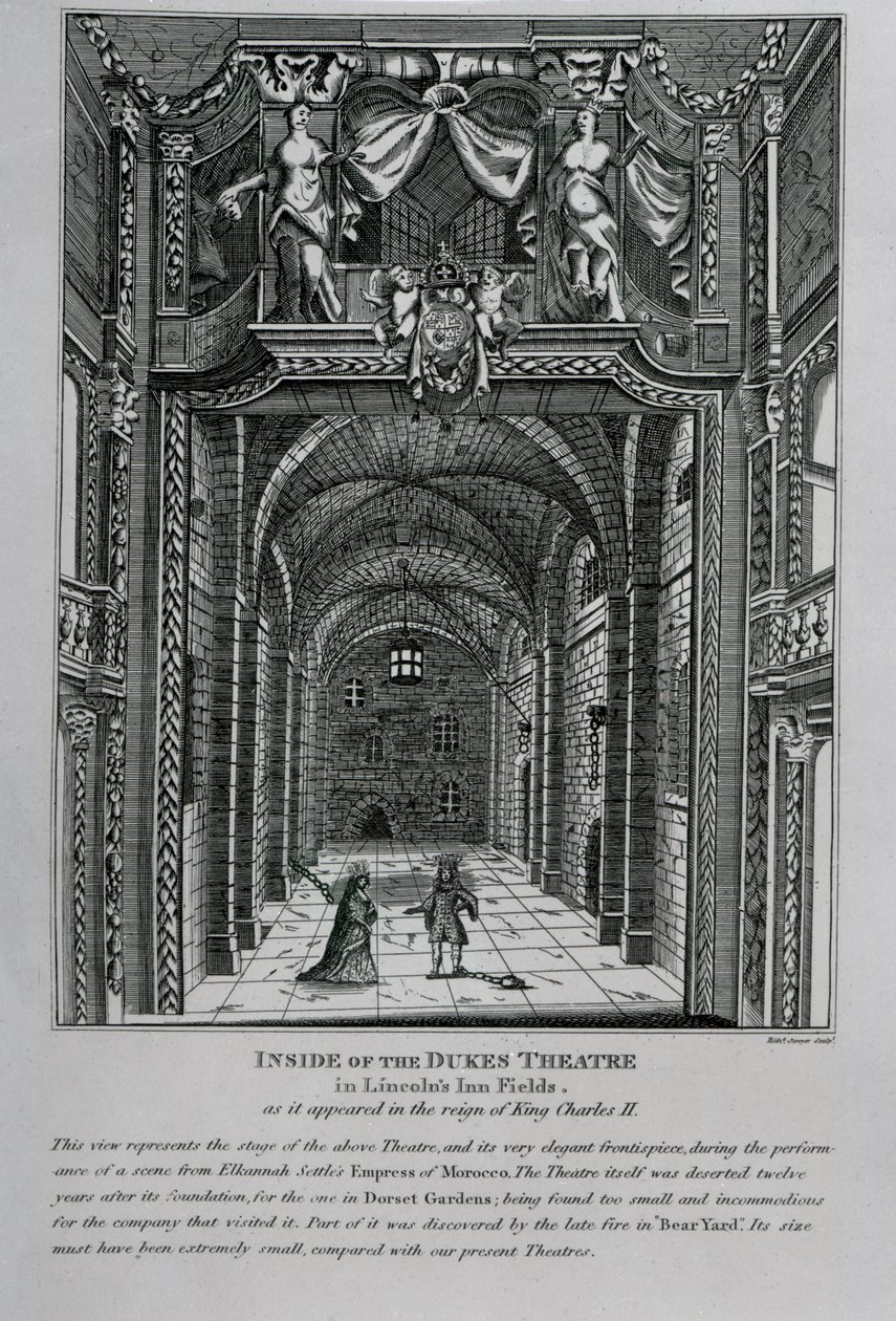 Intérieur du théâtre du duc à Lincoln